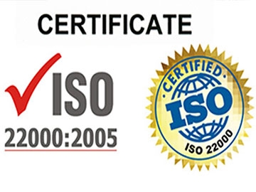 Thông tin doanh nghiệp, Giấy phép kinh doanh, Chứng nhận ISO 22000, HACCP