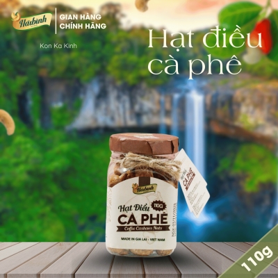 Hũ hạt điều cà phê 110g