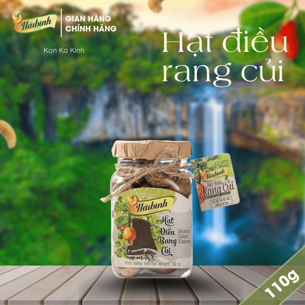 Hũ hạt điều rang củi 110 g