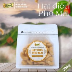 Hạt điều Phô mai gói zipper 200g