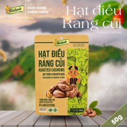 Hạt điều rang củi gói 50g (có vỏ lụa)