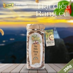Hũ hạt điều rang củi  250g